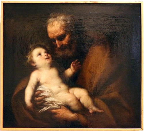 Louis XIII - Saint Joseph avec l'Enfant - Carlo Francesco Nuvolone (Milano1609-1662)